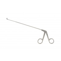 Endolaryngeal Micro Scissor, curved upwards