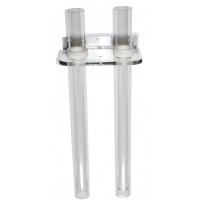 Flexible endoscope holder with 2 tubes