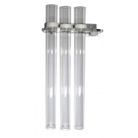 Flexible endoscope holder with 3 tubes