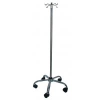 Infusion stand with 5 wheel base