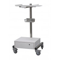 Stainless steel electrosurgical equipment trolley