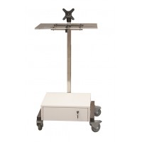 Electrosurgery cart with monitor stand
