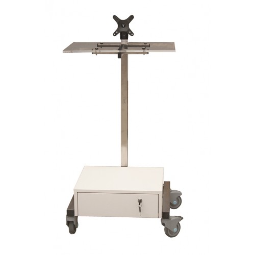 Electrosurgery cart with monitor stand