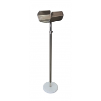 Stainless steel plastering stand for feet