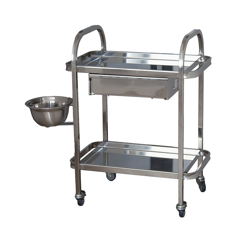 Metal trolley for bandages Metal trolley for bandages